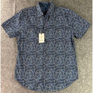 Robert Graham Men's S/S Woodard Geometric Print Shirt sz M (16010) NEW